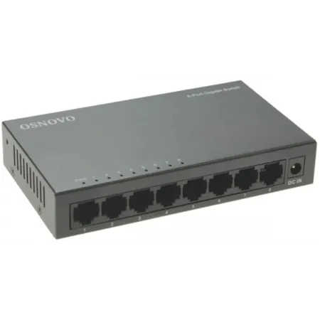 Коммутатор Osnovo SW-8G (L2) 8x1Гбит/с неуправляемый