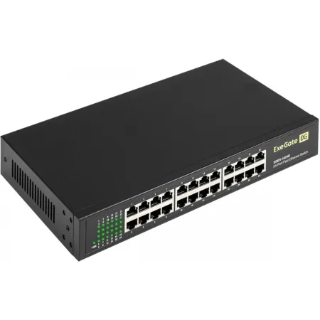 Коммутатор Exegate EDES-1024D EX298692RUS (L2) 24x100Мбит/с неуправляемый