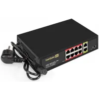 Коммутатор Exegate EDGS-1082D.8PoE-120W EX299028RUS (L2) 8x100Мбит/с 2x1Гбит/с 8PoE 120W неуправляемый Коммутатор Exegate EDGS-1082D.8PoE-120W EX299028RUS (L2) 8x100Мбит/с 2x1Гбит/с 8PoE 120W неуправляемый
