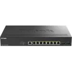 Коммутатор D-Link DGS-1210-10XP/ME/C1A (L2) 8x1Гбит/с 2SFP+ 8PoE+ 240W управляемый