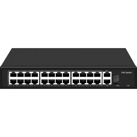 Коммутатор Falcon Eye FE-24FPG2 00-00330355 24x100Мбит/с 2x1Гбит/с 24PoE