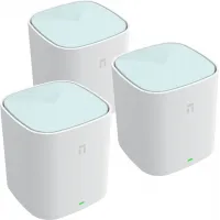 Бесшовный Mesh роутер Netis Neme X30S (NEME X30S (3 PACK)) AX3000 10/100/1000BASE-TX белый (упак.:3шт)
