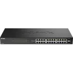 Коммутатор D-Link DGS-1026P DGS-1026P/A1A (L2) 24x1Гбит/с 2SFP 24PoE 240W неуправляемый