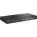 Коммутатор D-Link DGS-1026P DGS-1026P/A1A (L2) 24x1Гбит/с 2SFP 24PoE 240W неуправляемый