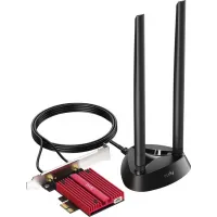 Сетевая карта Wi-Fi + Bluetooth Cudy WE9300S BE9300 PCI Express x1 (ант.внеш.съем) 2ант. Сетевая карта Wi-Fi + Bluetooth Cudy WE9300S BE9300 PCI Express x1 (ант.внеш.съем) 2ант.