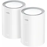 Бесшовный Mesh роутер Cudy M3600 (M3600(2-PACK)) BE3600 10/100/1000BASE-T белый (упак.:2шт)