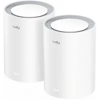 Бесшовный Mesh роутер Cudy M3600 (M3600(2-PACK)) BE3600 10/100/1000BASE-T белый (упак.:2шт)