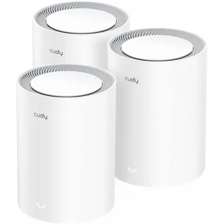 Бесшовный Mesh роутер Cudy M3600 (M3600(3-PACK)) BE3600 10/100/1000BASE-T белый (упак.:3шт)