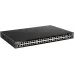 Коммутатор D-Link DGS-1520-52MP/A2A (L3) 48x1Гбит/с 2x10Гбит/с 4x2.5Гбит/с 2SFP+ 48PoE+ 370W управляемый