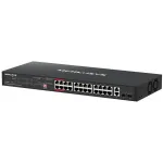Коммутатор Mercusys MS128GP (L2) 26x1Гбит/с 2SFP 24PoE+ 295W неуправляемый