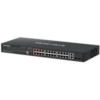 Коммутатор Mercusys MS128GP (L2) 26x1Гбит/с 2SFP 24PoE+ 295W неуправляемый Коммутатор Mercusys MS128GP (L2) 26x1Гбит/с 2SFP 24PoE+ 295W неуправляемый