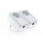 Сетевой адаптер Powerline TP-Link TL-PA4010P KIT AV600 Fast Ethernet
