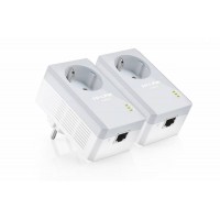 Сетевой адаптер Powerline TP-Link TL-PA4010P KIT AV600 Fast Ethernet