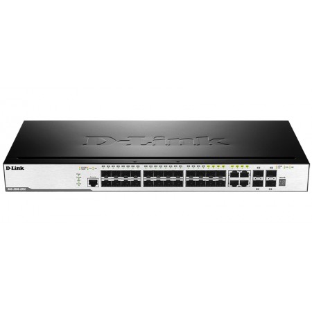 Коммутатор D-Link DGS-3000-28SC/A1A 4x1Гбит/с 4xКомбо(1000BASE-T/SFP) 20SFP 4SFP+ управляемый