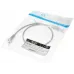 Патч-корд cat.5E stranded molded 0.5м серый RJ-45 (m)-RJ-45 (m)
