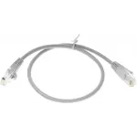 Патч-корд cat.5E stranded molded 0.5м серый RJ-45 (m)-RJ-45 (m)