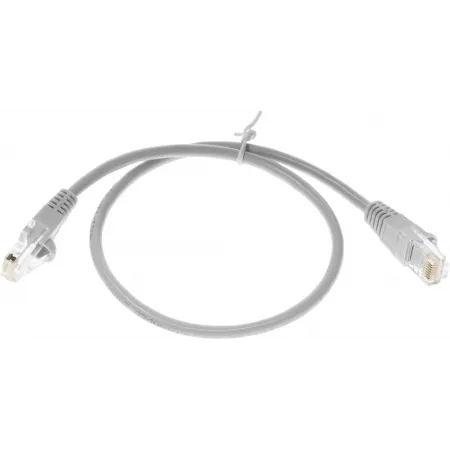 Патч-корд cat.5E stranded molded 0.5м серый RJ-45 (m)-RJ-45 (m)