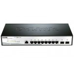 Коммутатор D-Link DGS-1210-10/ME/A1A 8x1Гбит/с 2SFP управляемый