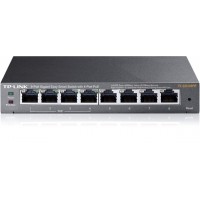 Коммутатор TP-Link TL-SG108PE (L2) 8x1Гбит/с 4PoE+ 64W управляемый