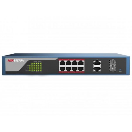 Коммутатор Hikvision DS-3E1310P-EI/M (L2) 8x100Мбит/с 2SFP 123W
