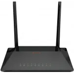 Роутер беспроводной D-Link DSL-224 N300 10/100BASE-TX черный