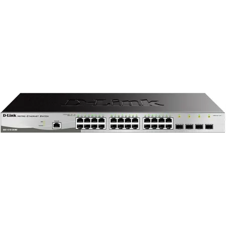 Коммутатор D-Link DGS-1210-28/ME/P DGS-1210-28/ME/P/B (L2) 24x1Гбит/с 24xКомбо(1000BASE-T/SFP) 4SFP управляемый