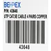 Кабель сетевой HQ UTP 4 пары cat.5E solid 0.42мм Cu 305м серый