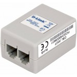 Сплиттер DialUp D-Link DSL-30CF/RS RJ-11 Annex A/L/M внешний белый