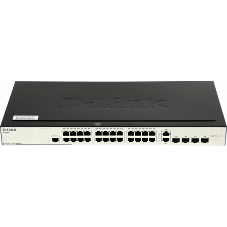 Коммутатор D-Link DES-3200-28/C1A 24x100Мбит/с 2xКомбо(1000BASE-T/SFP) 2SFP управляемый
