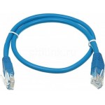 Патч-корд cat.5E stranded molded 0.5м синий RJ-45 (m)-RJ-45 (m)