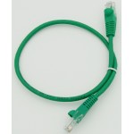 Патч-корд cat.5E stranded molded 0.5м зеленый RJ-45 (m)-RJ-45 (m)