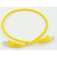 Патч-корд cat.5E stranded molded 0.5м желтый RJ-45 (m)-RJ-45 (m)
