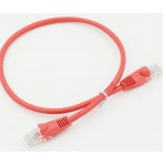 Патч-корд cat.5E stranded molded 0.5м красный RJ-45 (m)-RJ-45 (m)