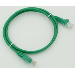 Патч-корд cat.5E molded 1м зеленый RJ-45 (m)-RJ-45 (m) (упак.:1шт)