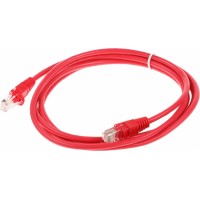 Патч-корд cat.5E molded 2м красный RJ-45 (m)-RJ-45 (m) (упак.:1шт)