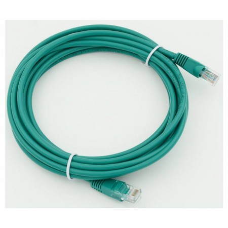 Патч-корд cat.5E molded 5м зеленый RJ-45 (m)-RJ-45 (m)