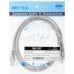 Патч-корд UTP cat.5E molded 1.5м серый RJ-45 (m)-RJ-45 (m)