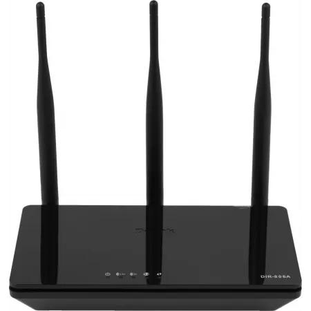 Роутер беспроводной D-Link DIR-806A/RU AC750 10/100BASE-TX черный