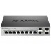 Коммутатор D-Link DGS-1100-10/ME/A2A 8x1Гбит/с 2xКомбо(1000BASE-T/SFP) управляемый