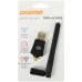 Сетевой адаптер Wi-Fi Digma DWA-AC600E AC600 USB 2.0 (ант.внеш.съем) 1ант. (упак.:1шт)