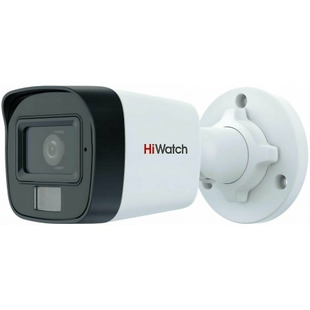 Камера видеонаблюдения аналоговая HiWatch DS-T200A(B) (2.8MM) 2.8-2.8мм HD-TVI цв. корп.:белый
