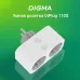 Умная розетка Digma DiPlug 110S EU Wi-Fi белый (DPL110S)