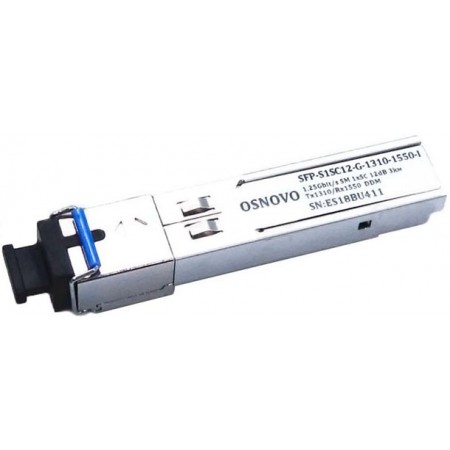 Модуль Osnovo SFP-S1SC12-G-1310-1550-I