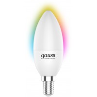 Умная лампа Gauss IoT Smart Home E14 5Вт 470lm Wi-Fi (упак.:1шт) (1190112)