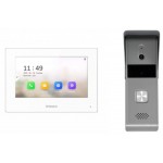 Видеодомофон HiWatch DS-D100HKWF белый