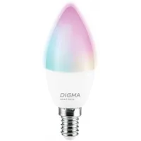 Умная лампа Digma DiLight F1 E14 5Вт 470lm Wi-Fi (DLF1E14)