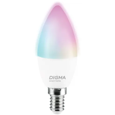 Умная лампа Digma DiLight F1 E14 5Вт 470lm Wi-Fi (DLF1E14)