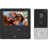 Комплект домофона HiWatch DS-D200IKWF черный