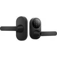 Умный замок Aqara Smart Door Lock U300 навесной разбл.отпеч.паль./код/пар/NFC/прил/мех.кл черный (DL-D02D_BL)