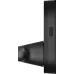 Умный замок Aqara Smart Door Lock U300 навесной разбл.отпеч.паль./код/пар/NFC/прил/мех.кл черный (DL-D02D_BL)